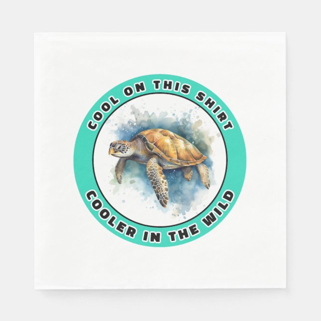 Sea Turtle      Napkin (Front)
