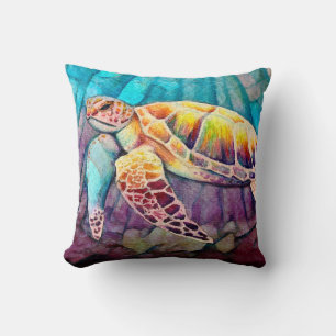 Sea Turtle No. 5 Cushion