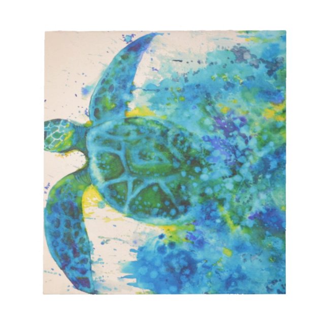 sea turtle notepad (Front)
