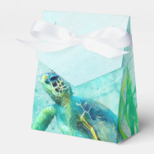 Sea Turtle Ocean Beach Tropical Custom Favour Favour Box
