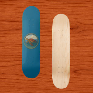 Sea Turtle Ocean Blue Skateboard