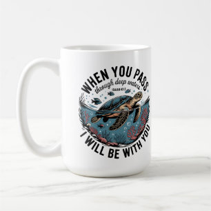 Sea Turtle Ocean Christian Coffee Mug