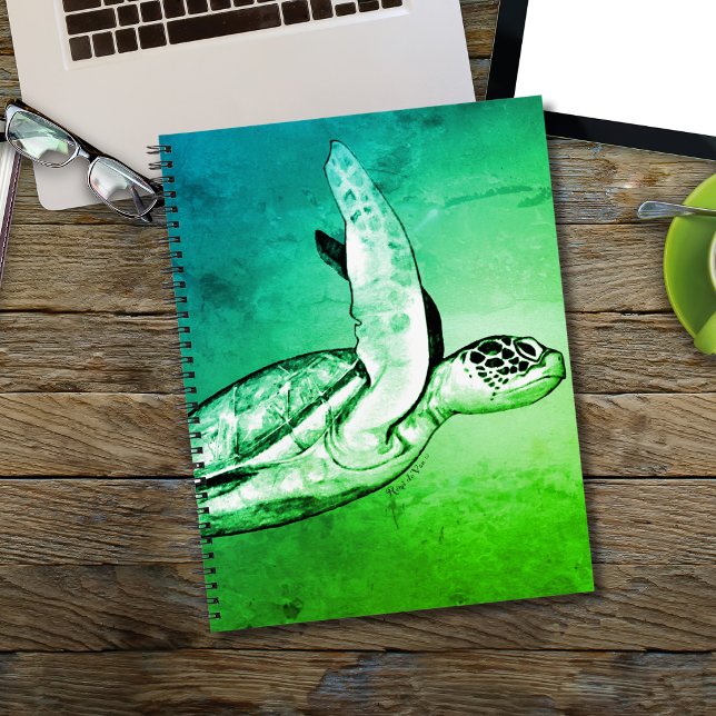 Sea Turtle Original Art  Notebook (Creator Uploaded)