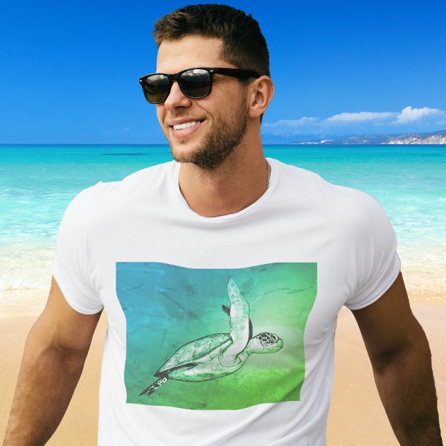 Sea Turtle Original Art  T-Shirt (Creator Uploaded)