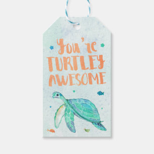 Sea Turtle Party Favour Tags