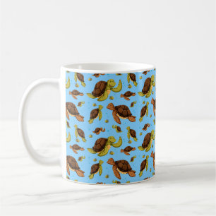 Sea Turtle Pattern Coffee Mug