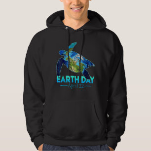 Sea Turtle Planet  Love World Environment Earth Da Hoodie