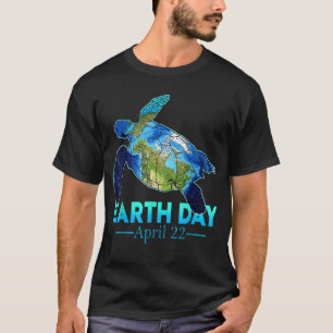 Sea Turtle Planet Love World Environment Earth Da T-Shirt