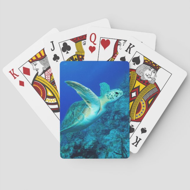 Sea Turtle Playing Cards (Back)