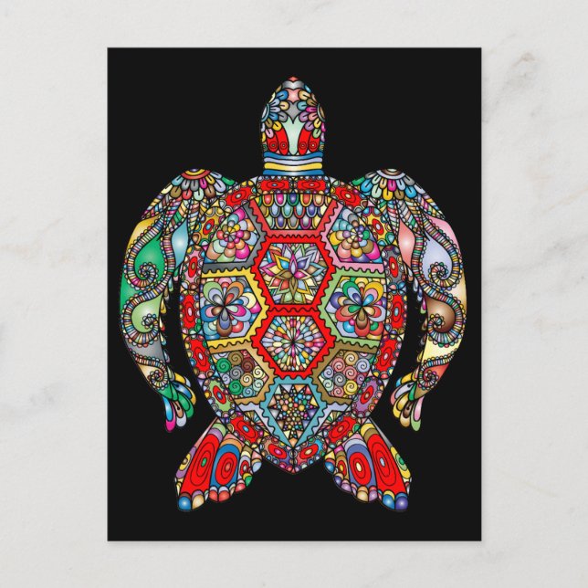 sea turtle postcard (Front)