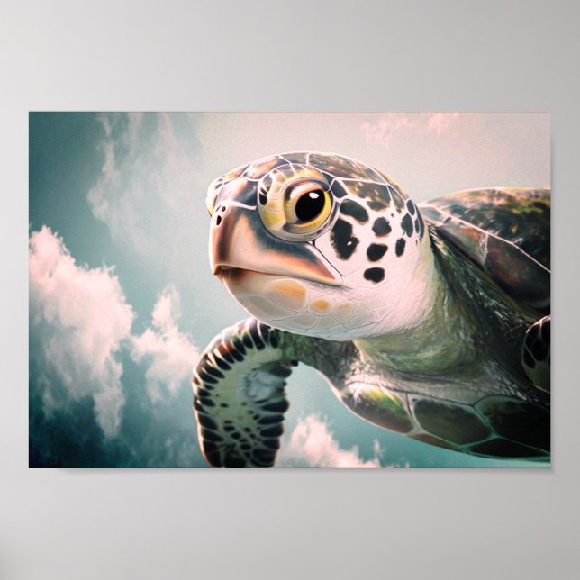  Sea Turtle  Poster (Front)