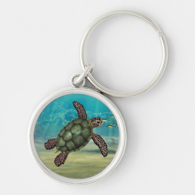 Sea Turtle Premium Keychain (Front)