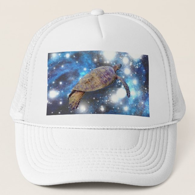 Sea turtle prints trucker hat (Front)