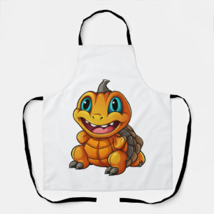 Sea Turtle Pumpkin Lazy Halloween Party Costume Apron