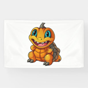 Sea Turtle Pumpkin Lazy Halloween Party Costume Banner