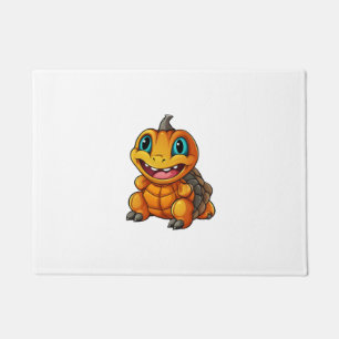 Sea Turtle Pumpkin Lazy Halloween Party Costume Doormat