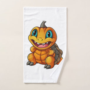 Sea Turtle Pumpkin Lazy Halloween Party Costume Hand Towel