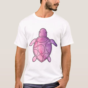 Sea Turtle purple watercolor T-Shirt
