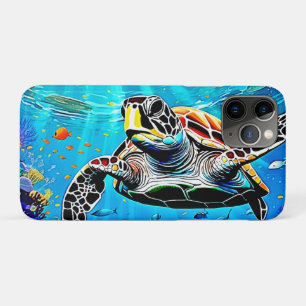 Sea Turtle Reef Life iPhone 11 Pro Case