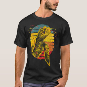 Sea Turtle Reptile Ocean Sea Animal Colorful  2 T-Shirt