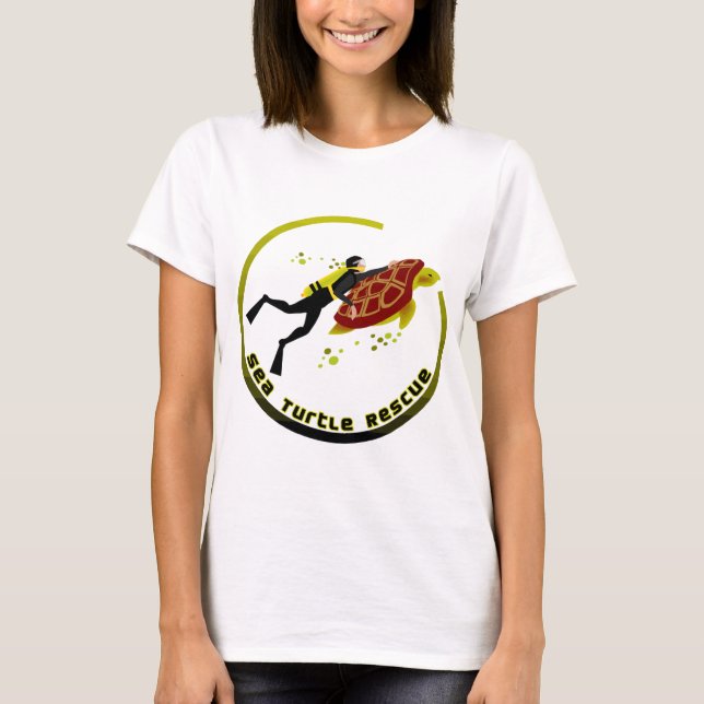 Sea Turtle Rescue T-Shirt (Front)
