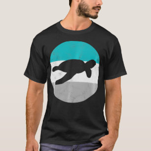 Sea Turtle Retro Gift For Men or Boys Pullover
