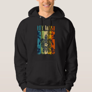 Sea Turtle Retro Key West Florida Theme Family Vac Hoodie