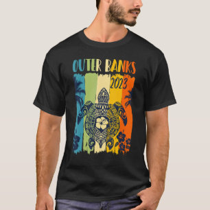 Sea Turtle Retro Outer Banks Carolina Family Vacat T-Shirt