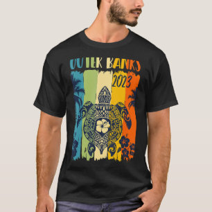 Sea Turtle Retro Outer Banks Carolina Family Vacat T-Shirt