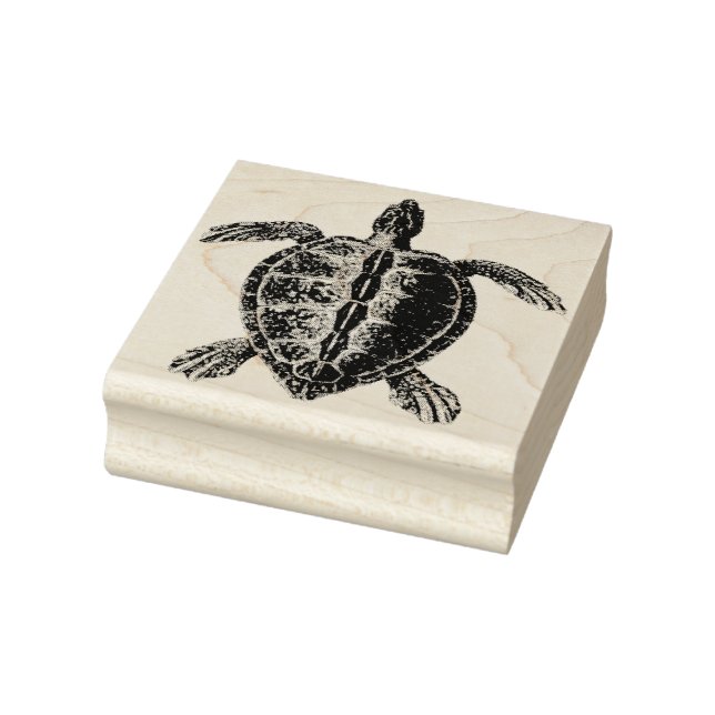 Sea turtle rubber stamp (Stamp)