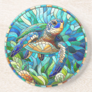 Sea Turtle Sandstone Coaster