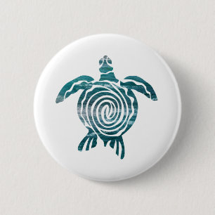 Sea Turtle Save The Turtle 6 Cm Round Badge