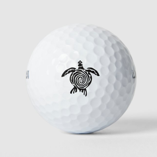 Sea Turtle Save The Turtle Golf Balls (Front)