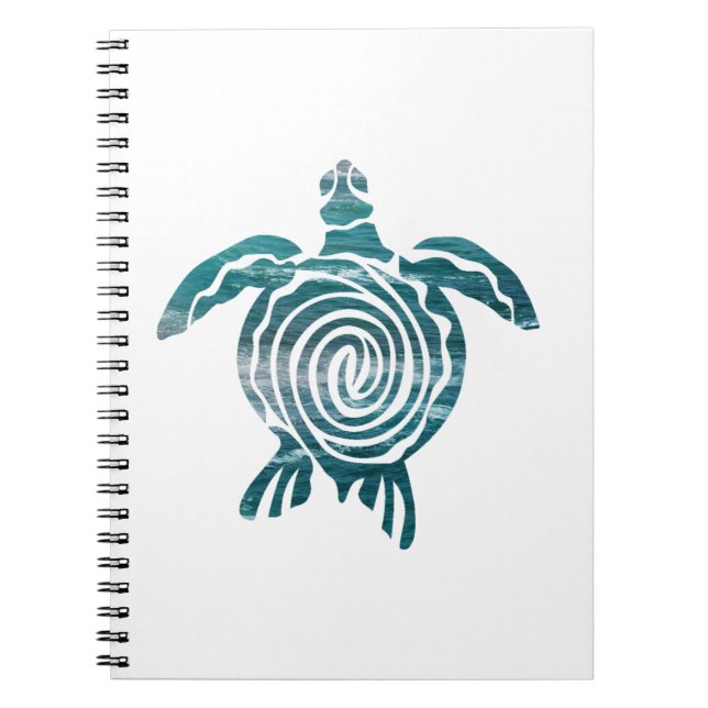 Sea Turtle Save The Turtle Notebook (Front)