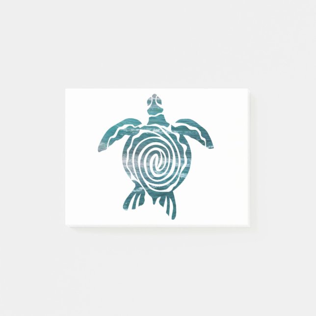 Sea Turtle Save The Turtle Post-it Notes (Front)