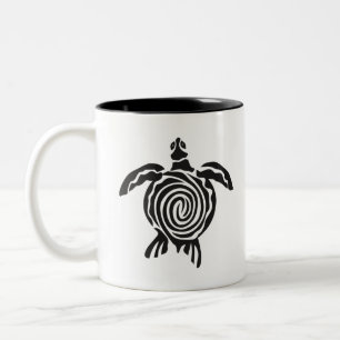 Sea Turtle Save The Turtle Two-Tone Coffee Mug
