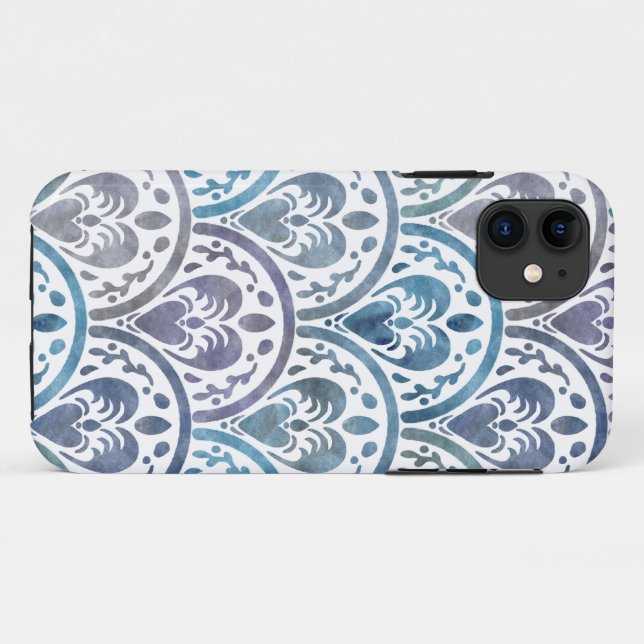 Sea Turtle Scallop Pattern Case-Mate iPhone Case (Back (Horizontal))