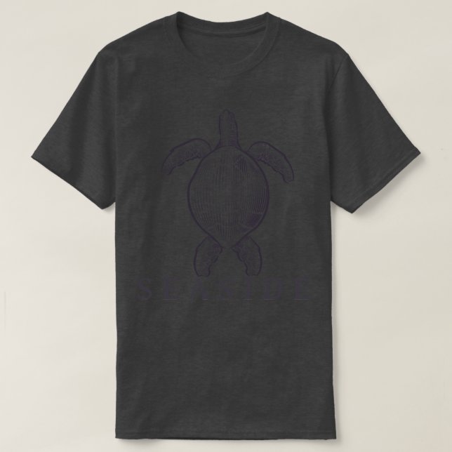 Sea Turtle Seaside T-Shirt (Design Front)