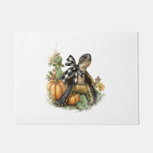 Sea Turtle Shirt Animals Autumn Pumpkin Doormat