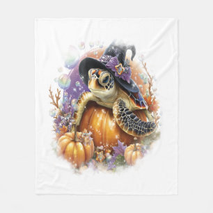 Sea Turtle Shirt Sea Halloween Fleece Blanket