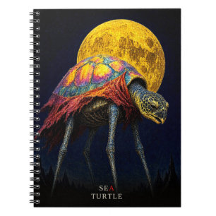 Sea Turtle Short Cape gothic Surreal Notebook