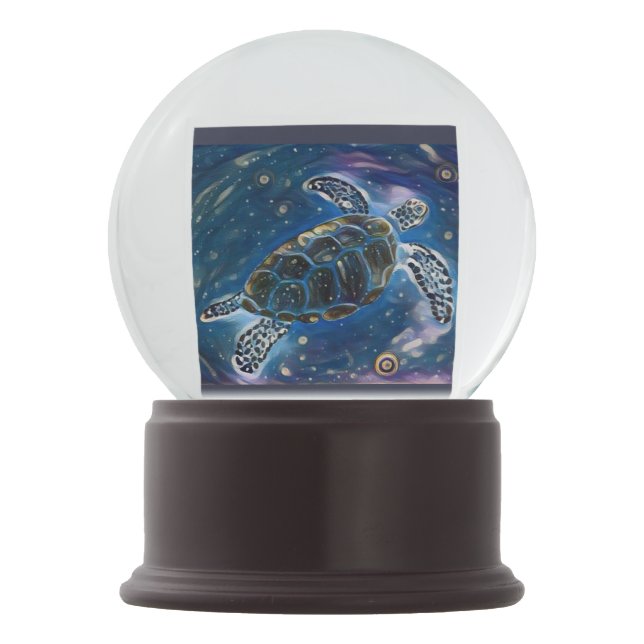 Sea Turtle Snow Globe (Front)