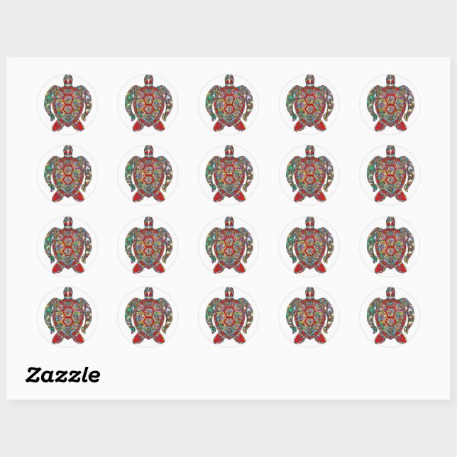 Sea Turtle Stickers (Sheet)