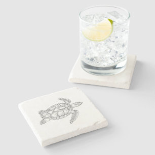 Sea Turtle Stone Coaster