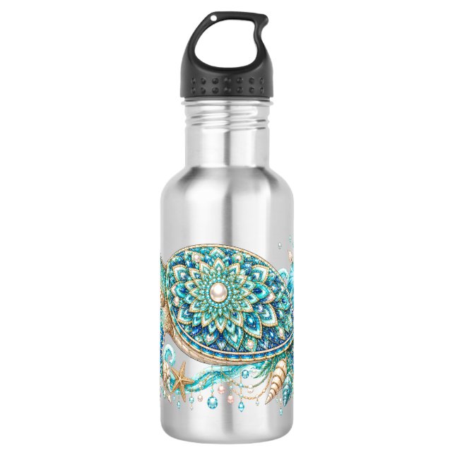 Sea Turtle Summer 532 Ml Water Bottle (Front)