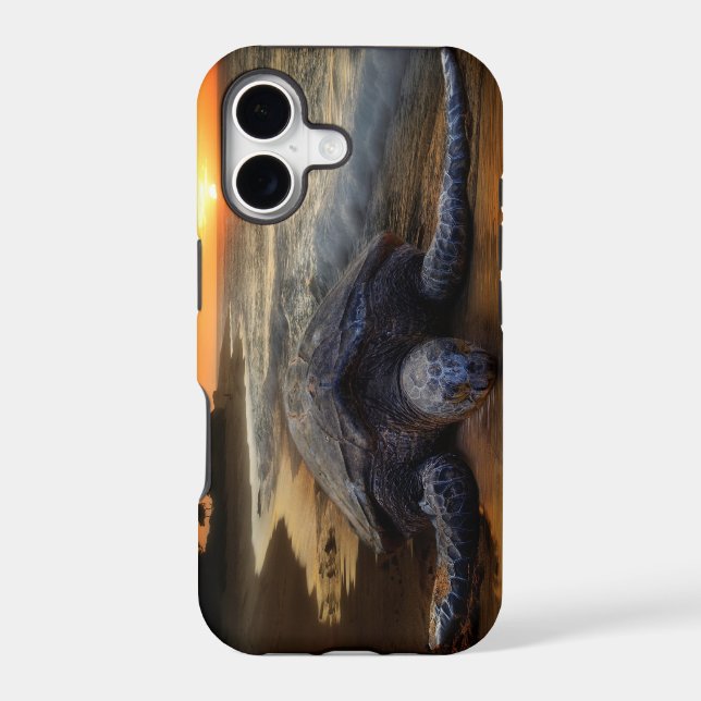 Sea Turtle Sunset (Back)