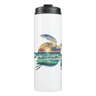 Sea Turtle Sunset Beach Thermal Tumbler