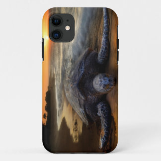 Sea Turtle Sunset iPhone 11 Case