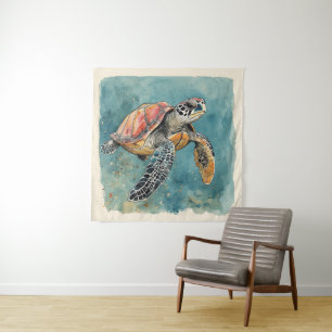 Sea Turtle Tapestry