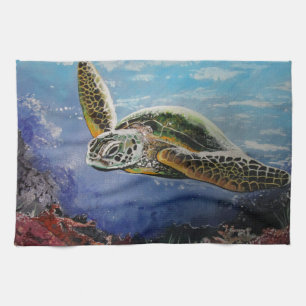 Sea Turtle Tea Towel